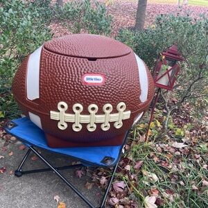 Vintage 1975 Little Tikes Football Toy Box Chest Tailgating Cooler Man Cave RARE